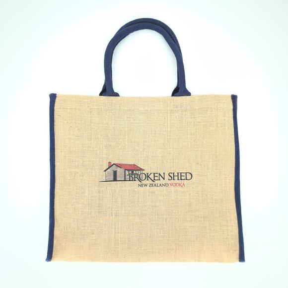 Broken Shed Vodka Eco Friendly Large Reusable Unisex Jute Shopping Bag/Tote NEW - Picture 11 of 13